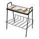 Vintage magazine table with Greek mythology design.