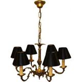 Louis XV style chandelier.