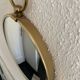 Vintage 1960s green witch's eye mirror - 20 x 67 cm