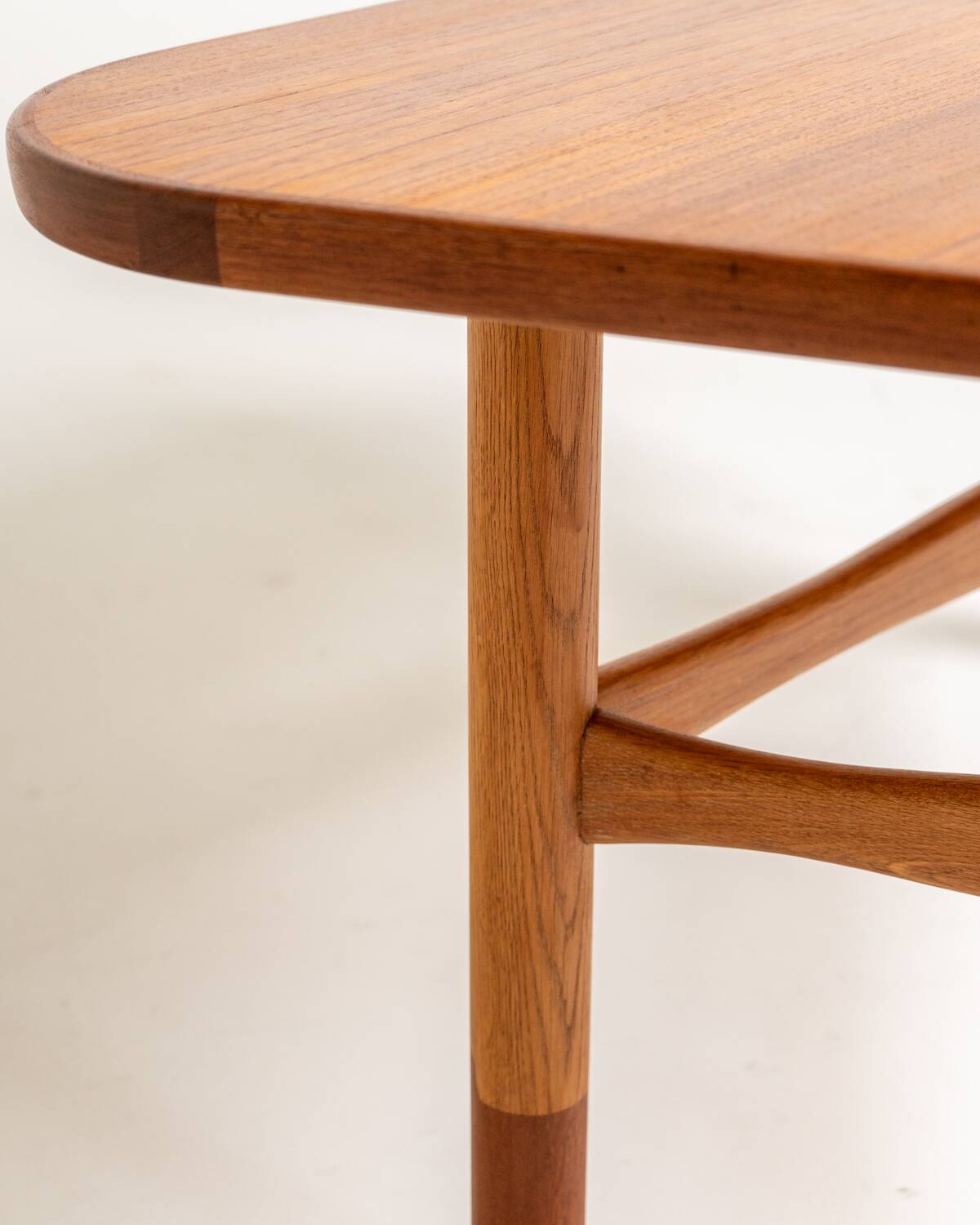 Teak and oak side table by Yngve Ekström for Westbergs Möbler, Sweden, 1950