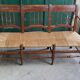 THREE-SEATER STRAW BANQUETTE PROVENCAL RADASSIER