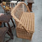 Child chest bench in rattan