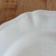 Set of 5 Sarreguemines ivory flat plates