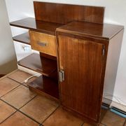 Petit meuble art deco acajou