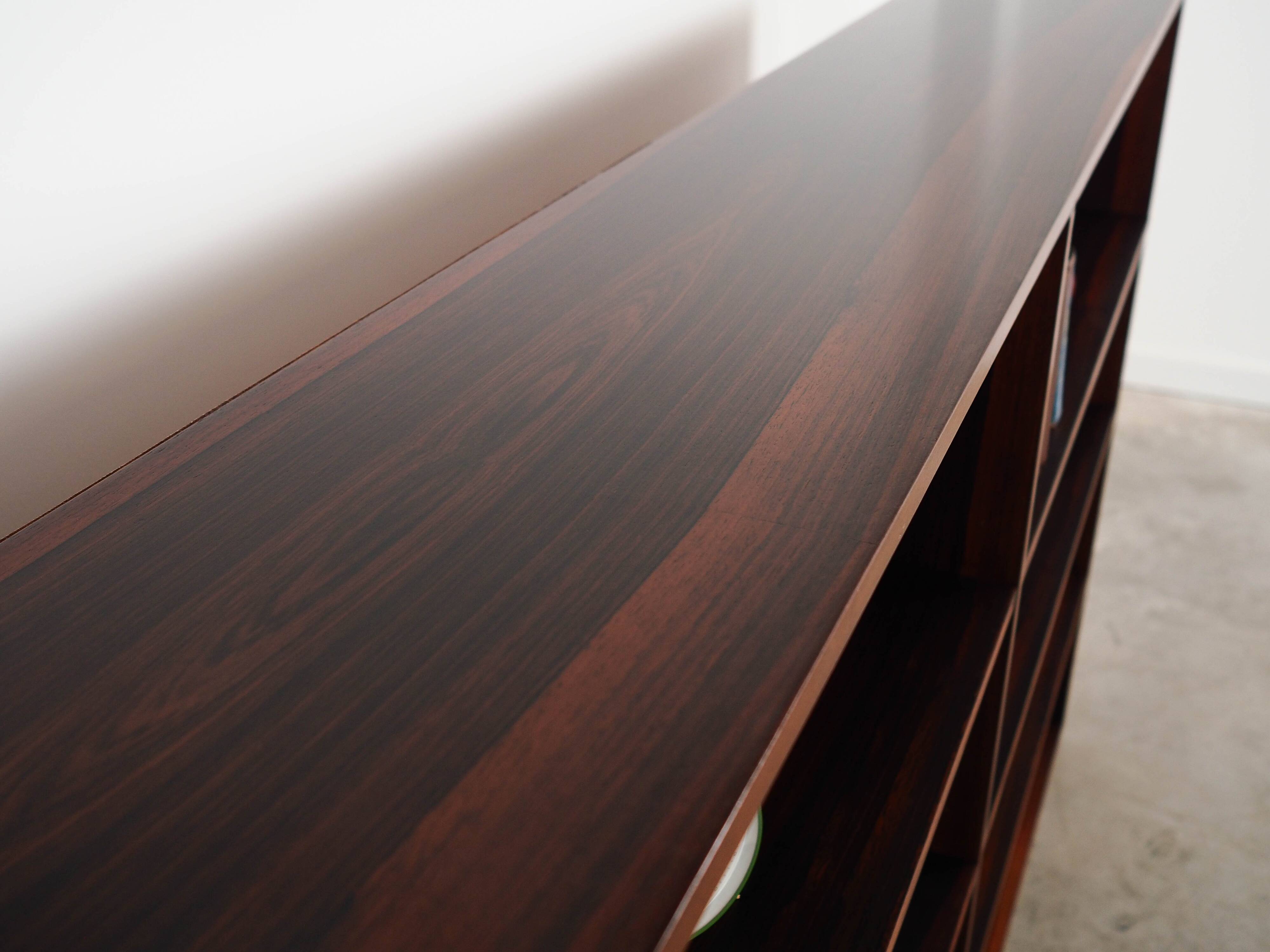 Rosewood bookcase, Danish design, 1970s, made in Denmark