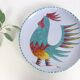 Assiette Coq Vintage