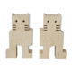 Pair of travertine bookends in  design Fratelli Mannelli