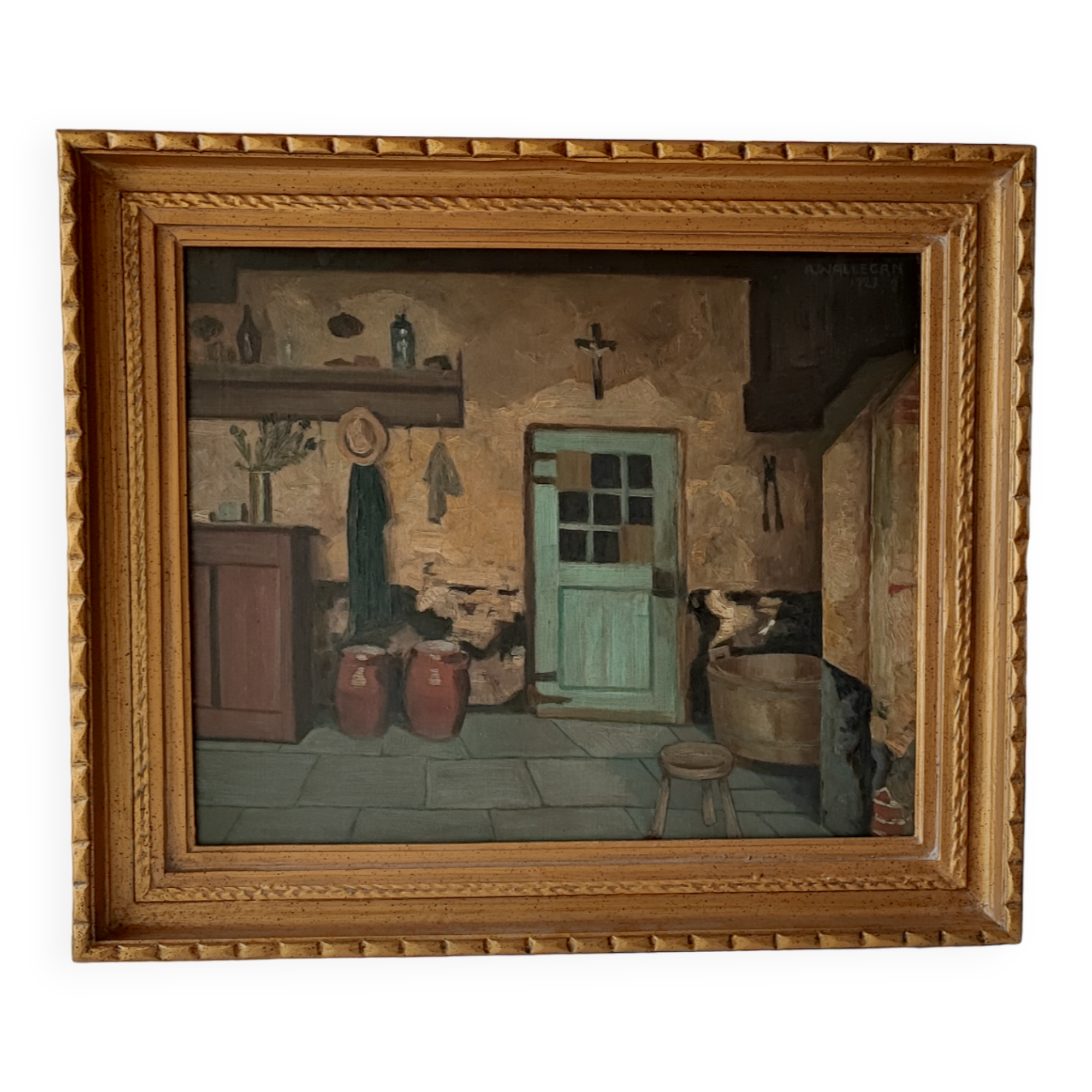 Peinture d’Alfred Wallecan