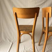 Lot de 2 chaises bistrot Baumann vintage