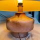 Handmade lamp in brass and Murano glass