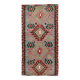 Tapis tribal géométrique vintage fait main 5x10, 160x317 cm