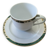 Set of 12 coffee cups and 12 sub-cups