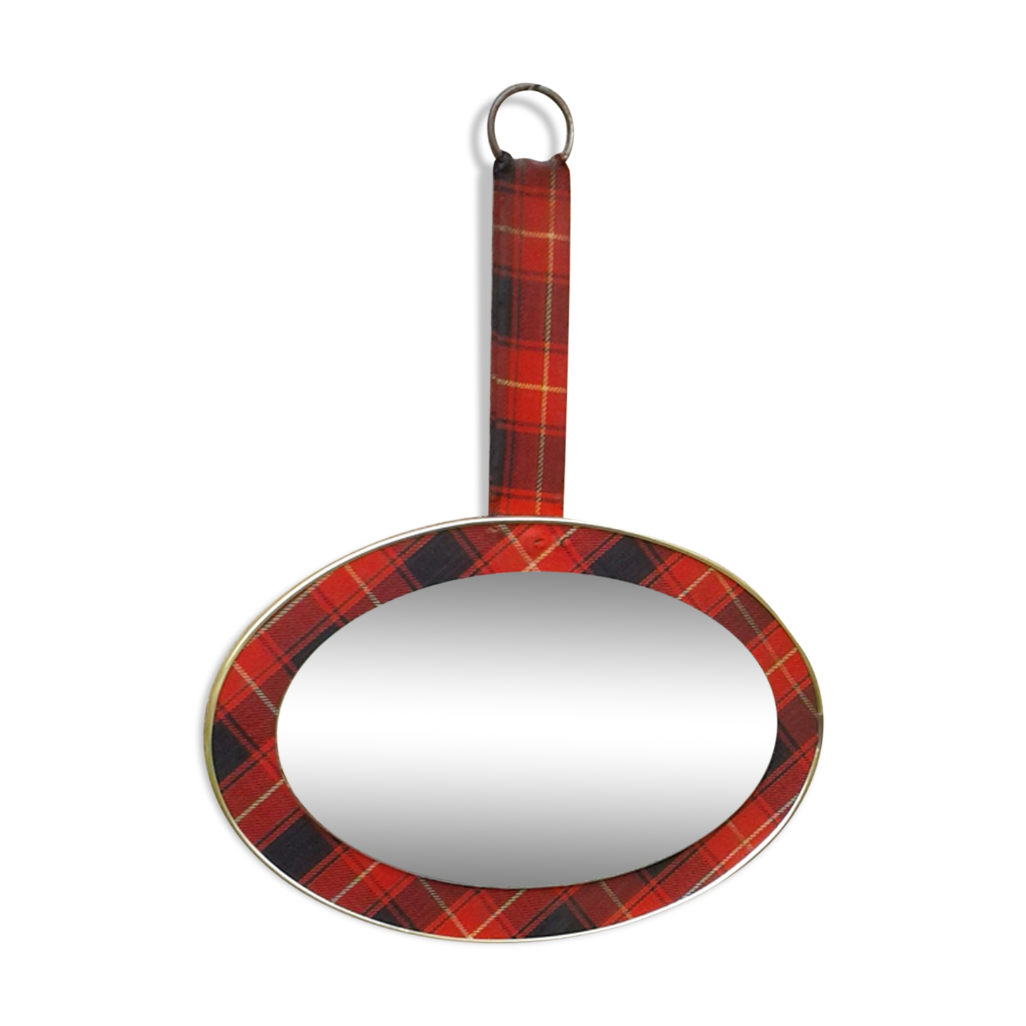 Vintage oval mirror 35x24cm