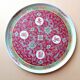 Chinese dish mun shou pink longevity