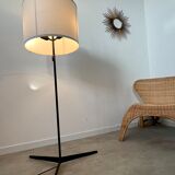 Old design floor lamp from the 50s in metal vintage adjustable lampshade