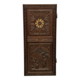Carved and openwork wardrobe door