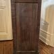 Old wooden bedside table