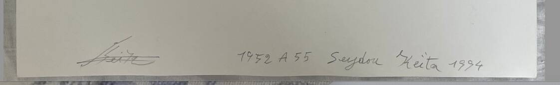 Seydou Keïta (1923-2001) Vintage Signed Photograph