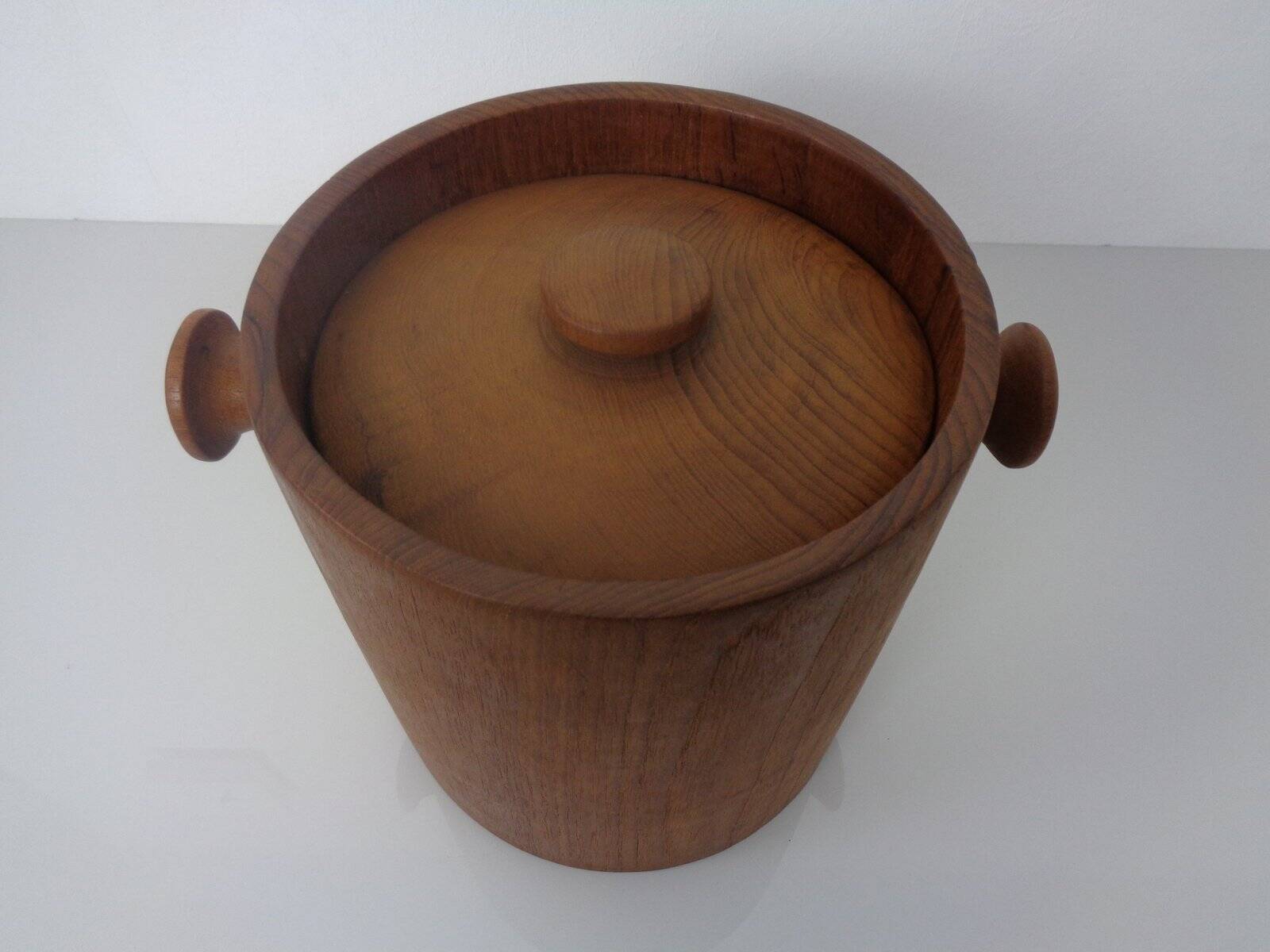 Danish Teak Ice Bucket 1960s