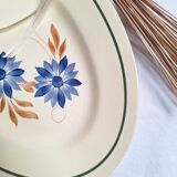 Oval plate H.B.C.M. model Reine