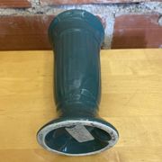 Vase ancien céramique verte années 70 vintage