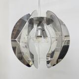 Vintage hanging lamp Paul Secon wire with plexiglass