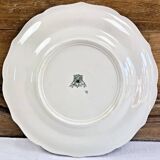 7 flat plates Gien model cornucopia 1938 1960