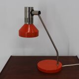 Lampe de table orange du milieu du siècle Gemany 1970.