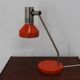 Lampe de table orange du milieu du siècle Gemany 1970.