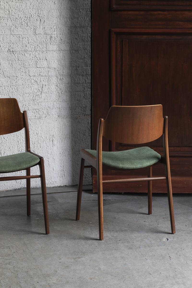 Set of 4 dining chairs by Hartmut Lohmeyer for Wilkhahn, Germany, 1950s
