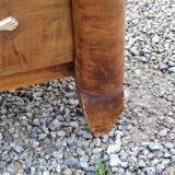 Art Deco chest of drawers from the 30s-40s in walnut 3 drawers