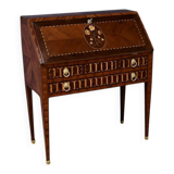 Rosewood and Mahogany Sloping Desk, Louis XVI Style – Mid-19th Century