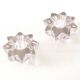 Pair of small crystal candlesticks
