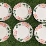 6 flat plates Villeroy and Boch, Wild-Rose model
