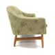 Canapé scandinave en chêne, 3 places, Suède, 1950