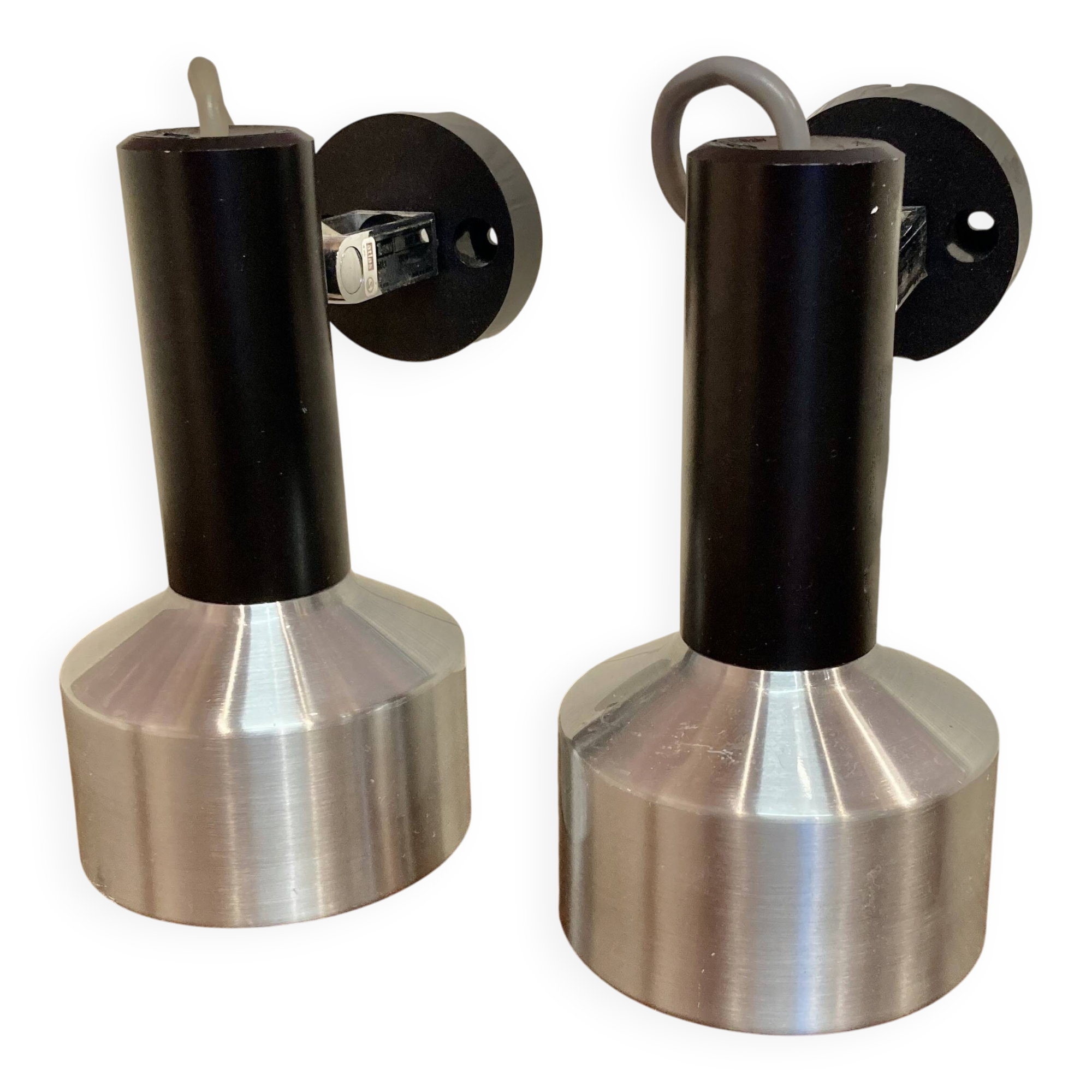 Pair of modular wall lights "1960 design".