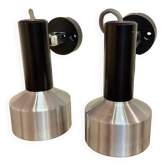 Pair of modular wall lights "1960 design".