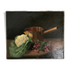 Huile sur toile nature morte