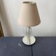 Old glass and mirror table lamp from the 1930s