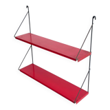 Vintage metal wall shelf wall rack minimalistic 1960’s