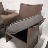 Korium wide armchair(s), design Tito Agnoli, Matteo Grassi, 1980