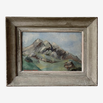 Mountain Landscape by Jean Paul Clarke, oil on canvas