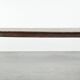 Antique oak table from the 19th century with a walnut top for 6 to 8 people