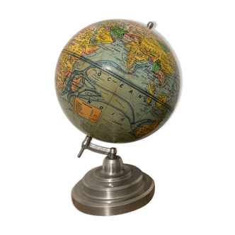 Globe Terrestre Girard Barrere e J.Thomas