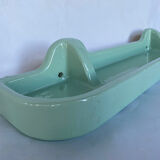 Green porcelain shelf
