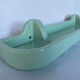 Green porcelain shelf