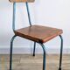 Vintage industrial children's chair