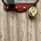 Coat rack vintage with repisa 60s-70s