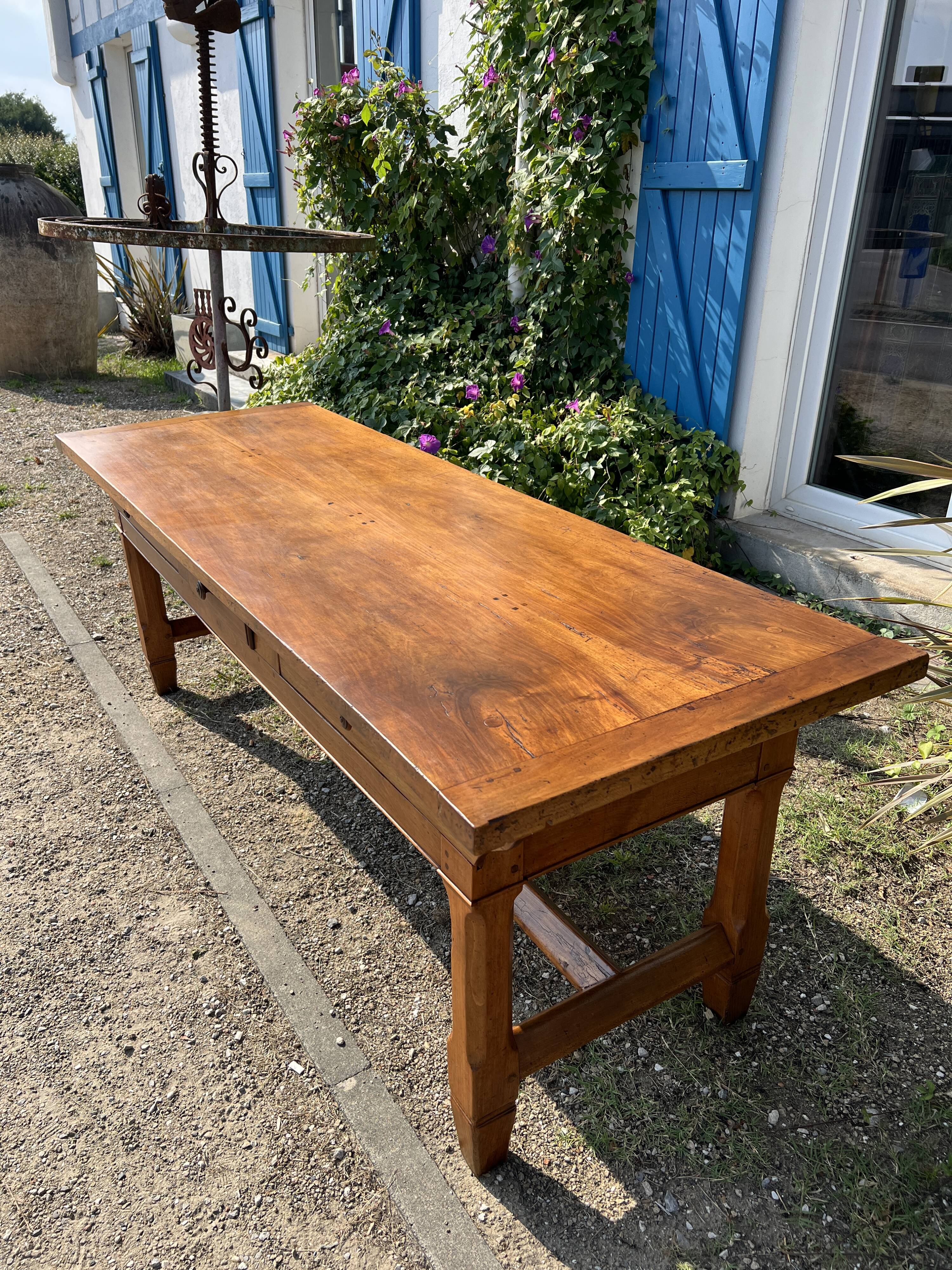 Walnut farm table
