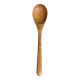 Salad server or large teak spoon in elongated oval shape L28 D6x8